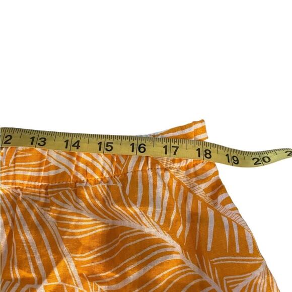 NWT Shade&Shore BEACH OUTFIT Set Women XL Boho Orange Crop Front Tie Lightweight - Picture 12 of 14